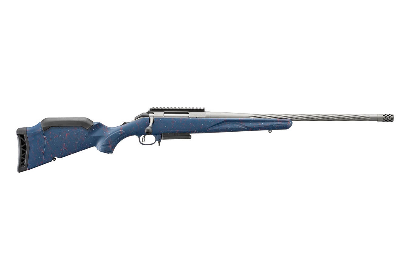 RUGER American Gen II 308 Win Limited Edition America 250th Anniversary Bolt Action Rifle with Liberty Blue Splatter Stock