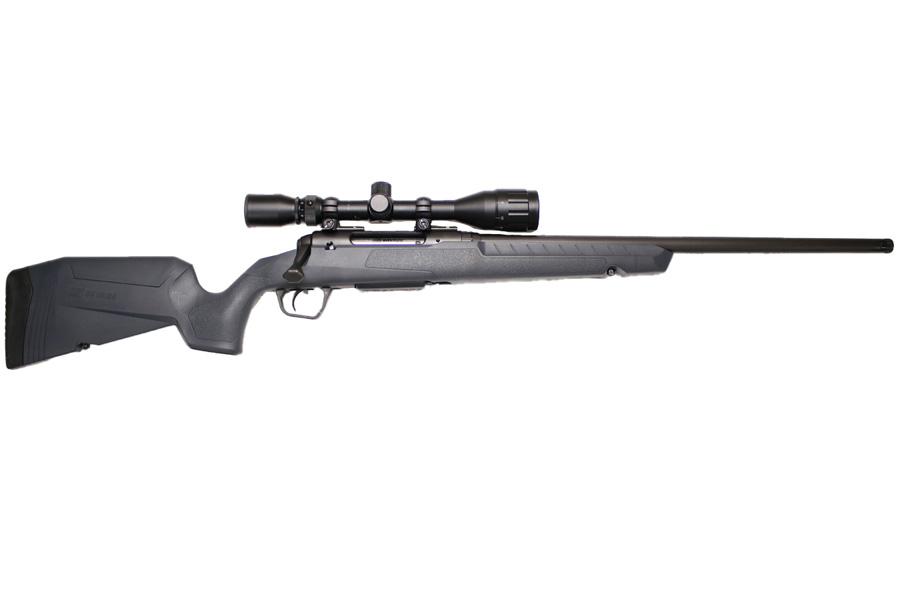 SAVAGE Axis II 308 Win Bolt-Action Rifle with Heavy Barrel, Bushnell Scope and Black/Synthetic Gray Stock