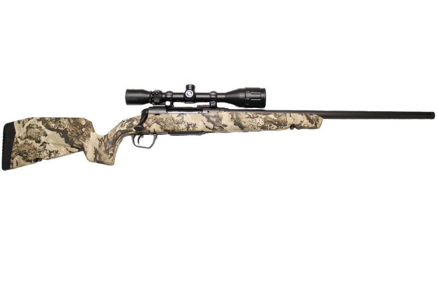 SAVAGE Axis II 223 Remington Bolt-Action Rifle with Heavy Barrel, Bushnell Scope and Veil Whitetail Camo Stock