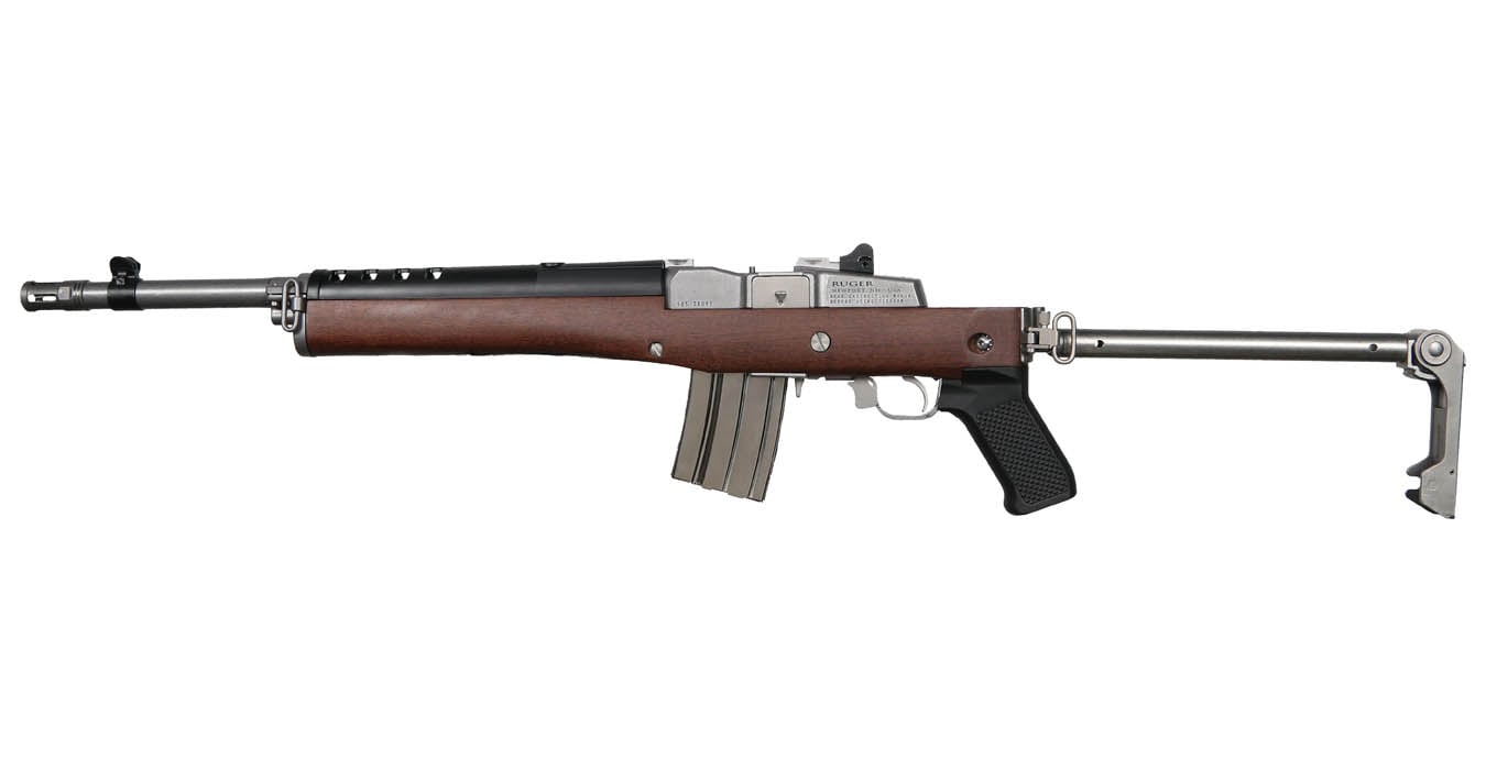 RUGER Mini-14 Tactical 300 Blackout Rifle with Samson Stainless Side Folding Stock