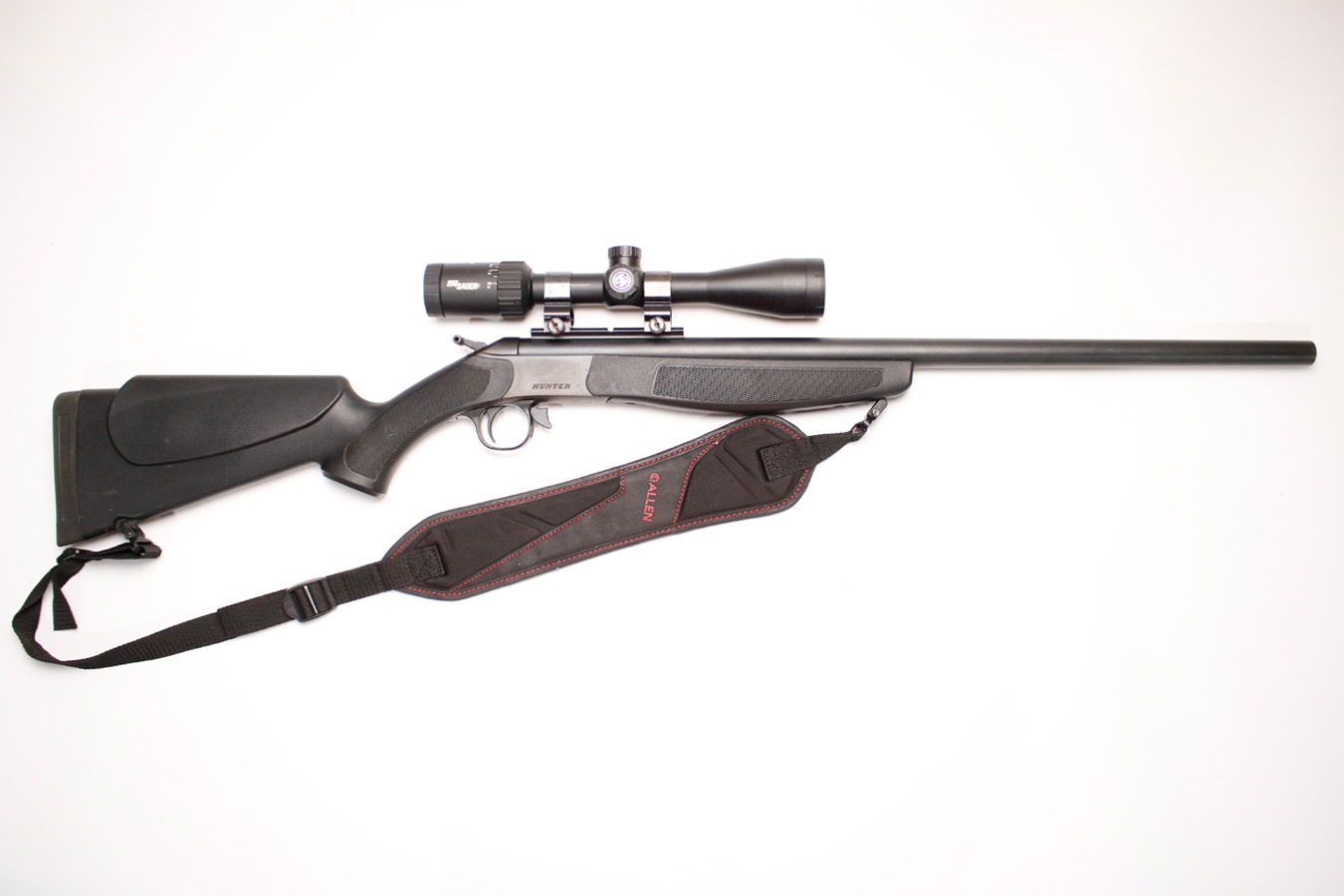 CVA INC Hunter 450 Bushmaster Police Trade-in Break-Action Rifle with Sig Sauer Scope and SlingThis