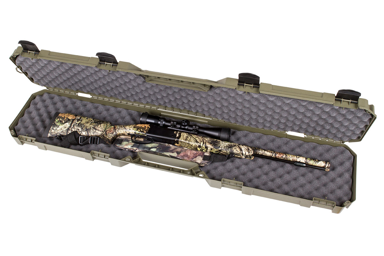 FLAMBEAU Safe Shot Field Olive Rifle/Shotgun Gun Case Polymer