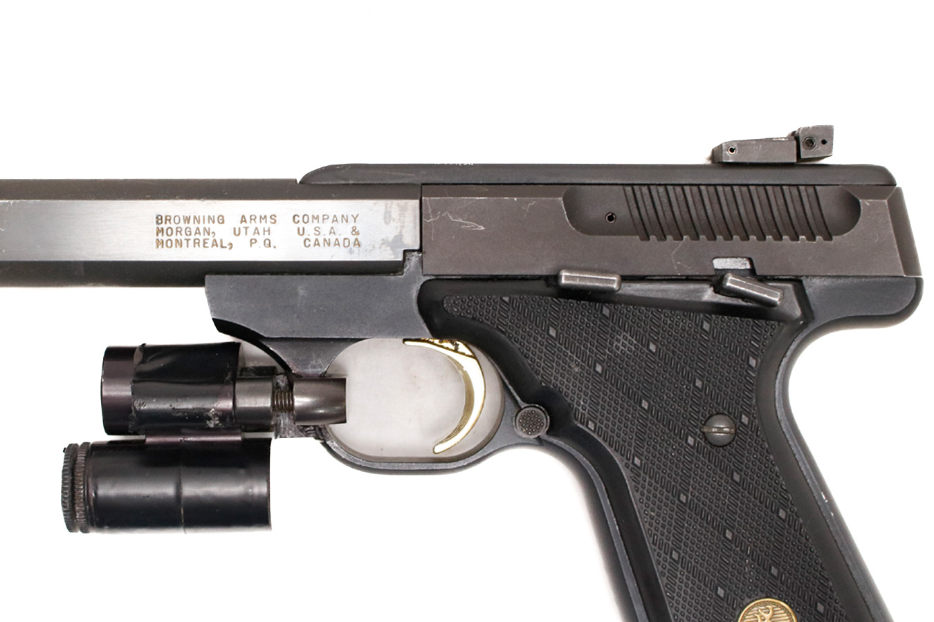 BROWNING ARMS COMPANY Buck Mark 22 LR Police Trade-In Pistol (Manufactured in 1988)