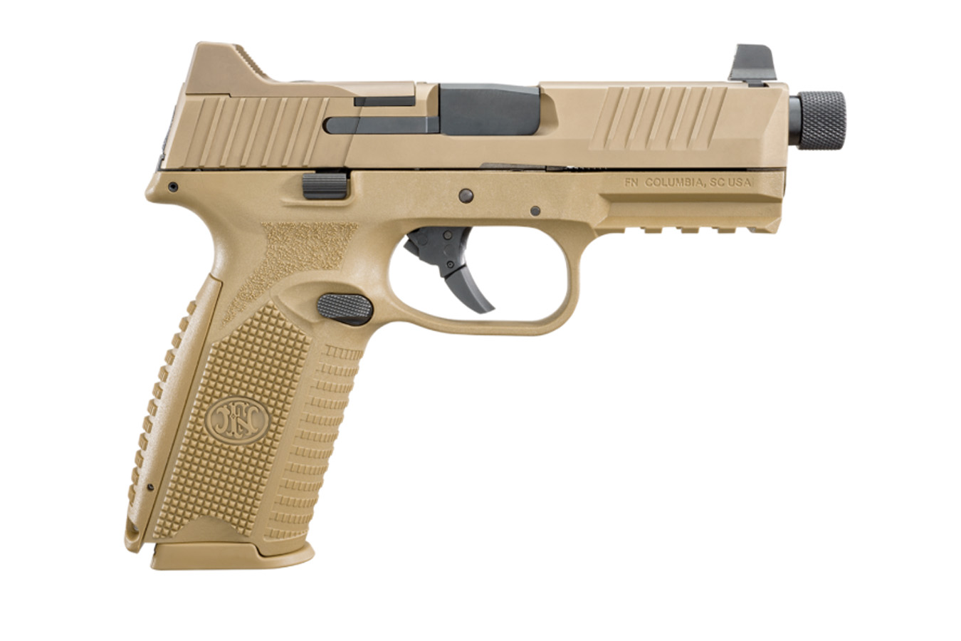 FNH 509 Tactical 9mm Flat Dark Earth Striker-Fired Optic Ready Pistol