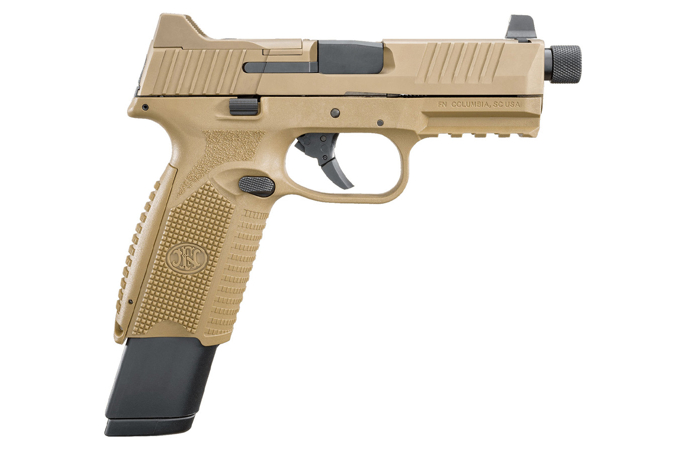 FNH 509 Tactical 9mm Flat Dark Earth Striker-Fired Optic Ready Pistol