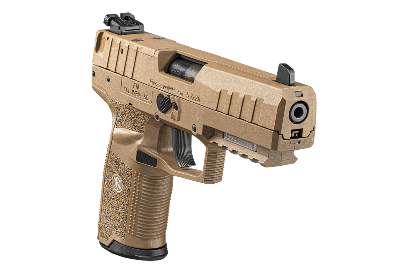 FNH Five-seveN 5.7x28mm MRD Optic Ready Pistol with 4.8 Inch Barrel and FDE Finish