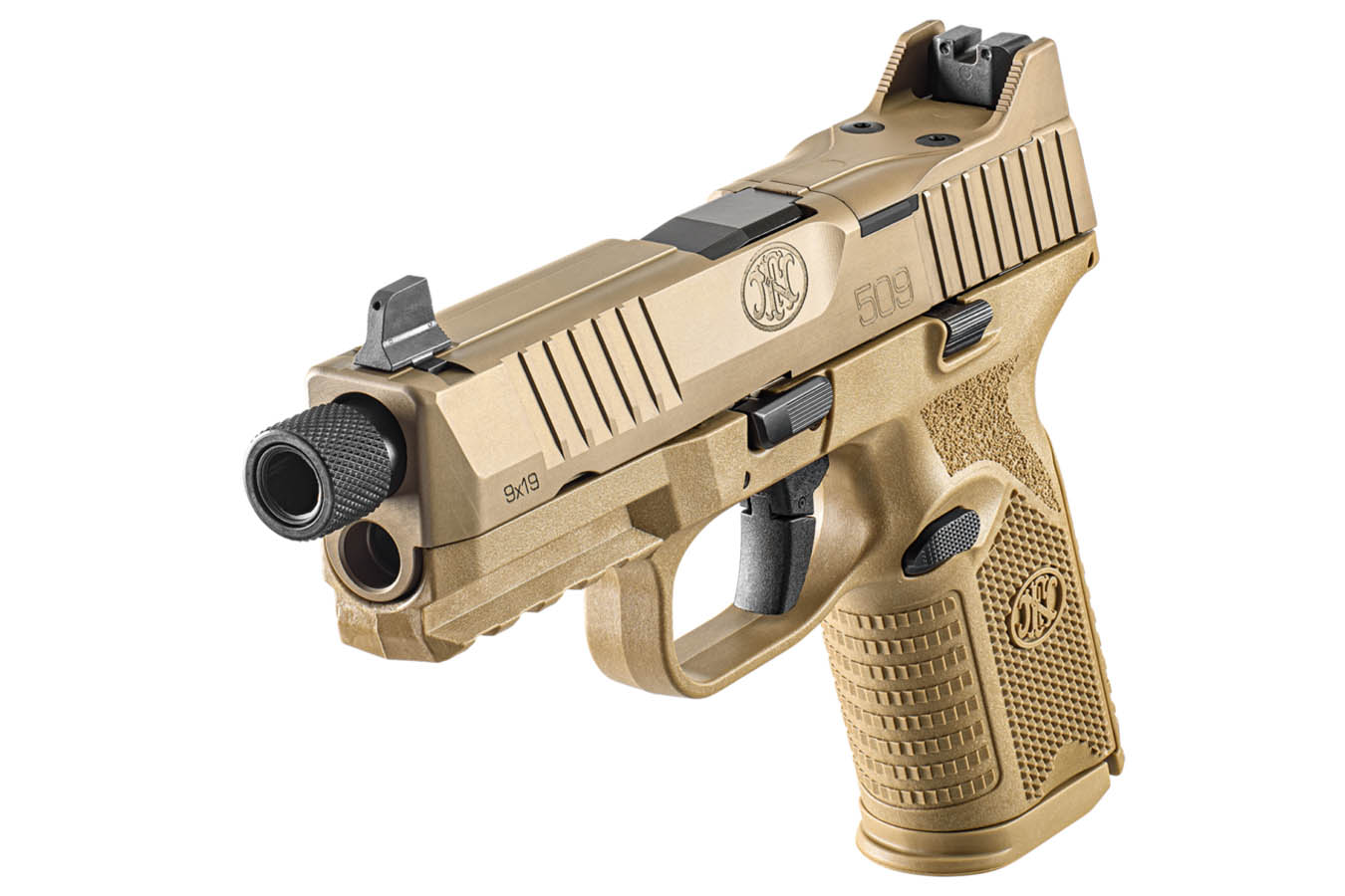 FNH 509 Midsize Tactical 9mm Optic Ready Pistol with Threaded Barrel