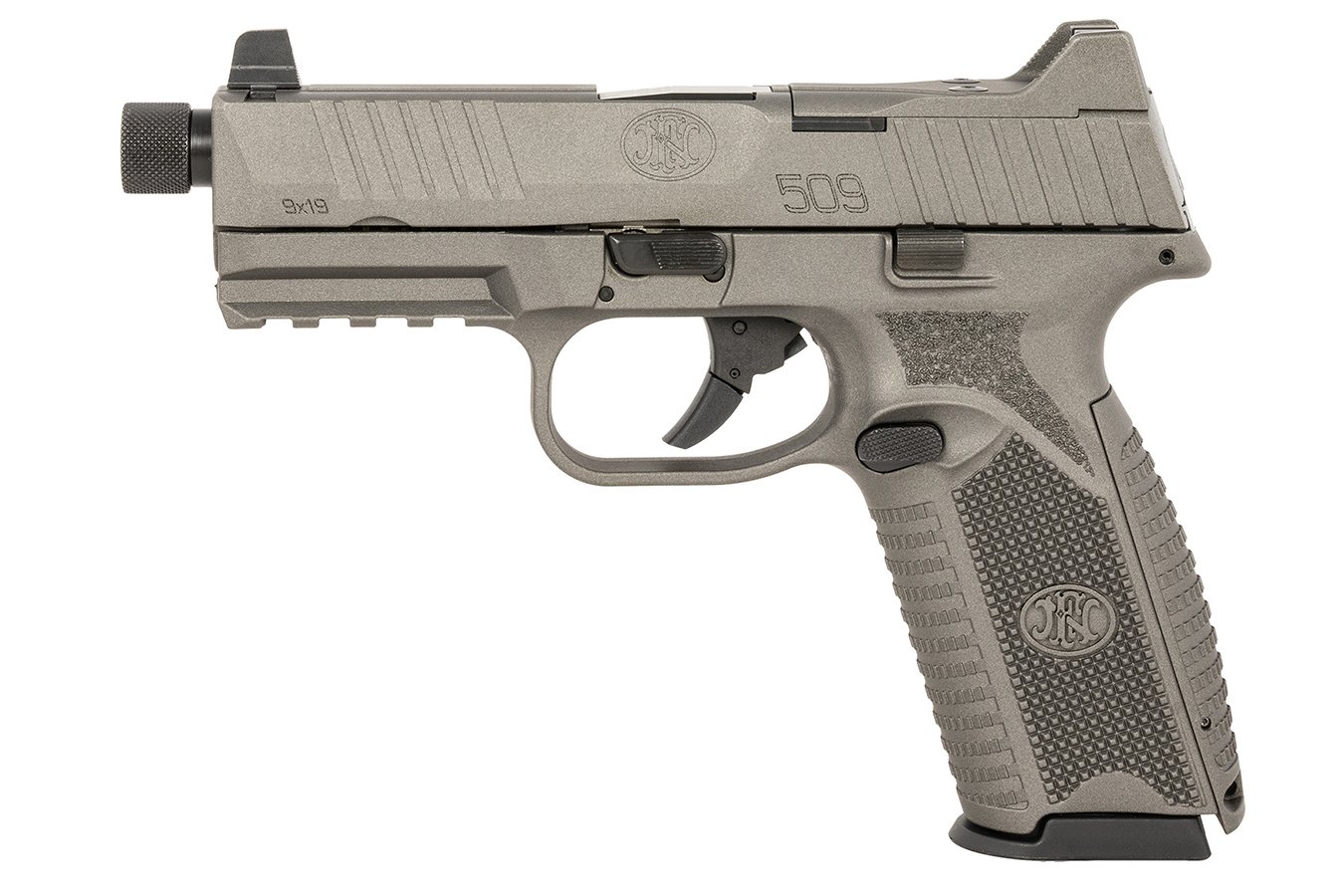 FNH 509 Tactical 9mm Optic Ready Pistol with Gray Cerakote Finish and Five Total Magazines