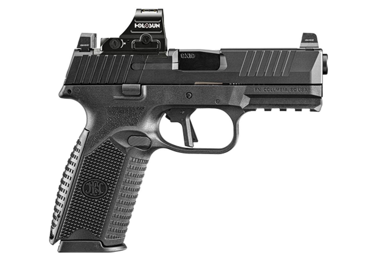 FN 509 Full-Size MRD 9mm Black Semi-Automatic Pistol with Holosun 407C ...