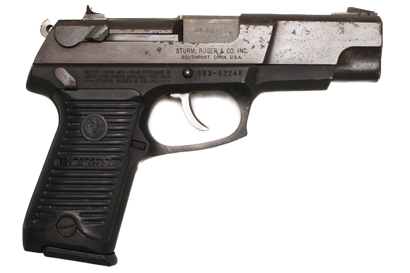 RUGER P90 45 ACP Police Trade-In PIstol