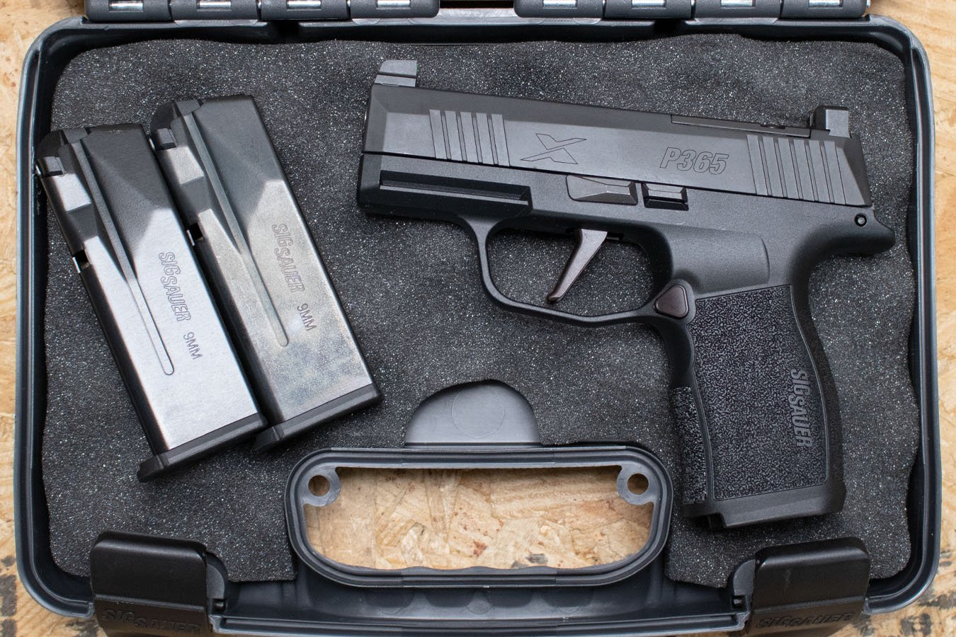 SIG SAUER P365X Micro Compact 9mm Used Trade-In Pistol with Two Magazines, Case