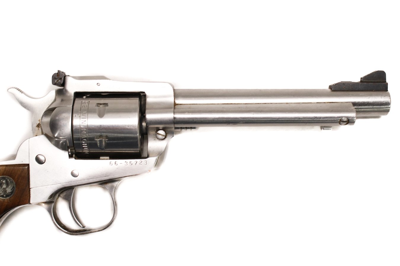 RUGER New Model Single Six 22 WMR Police Trade-In Revolver