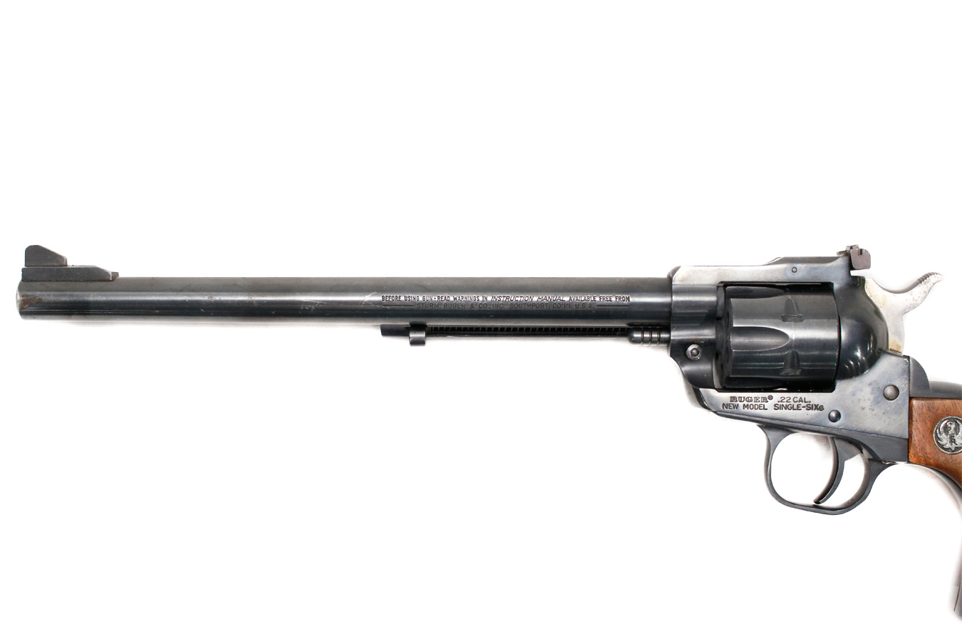 RUGER New Model Single Six 22LR Police Trade-In Revolver with 9.5 Inch Barrel