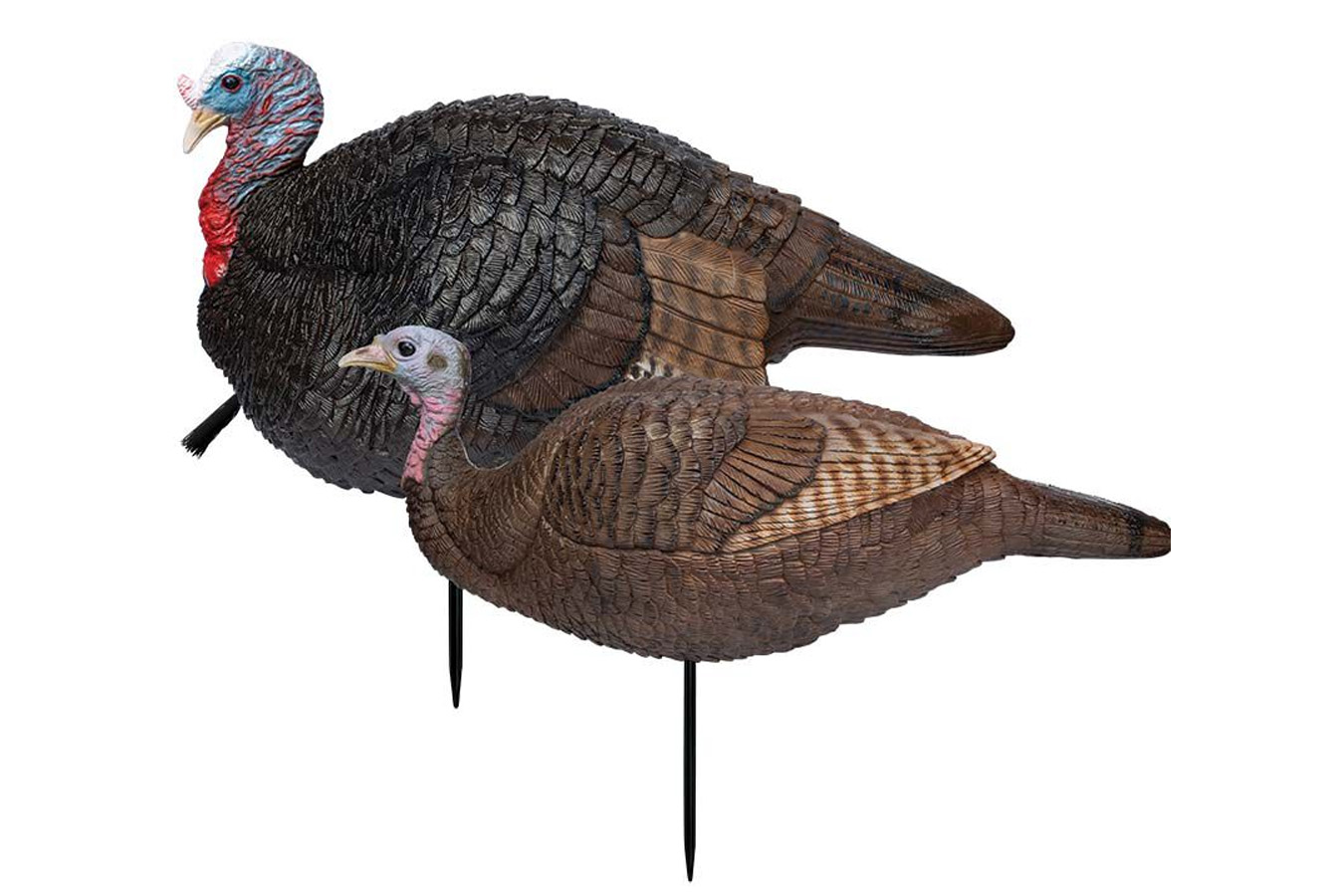 PRIMOS Lil Gobbstopper Hen And Jake Turkey Decoy Combo