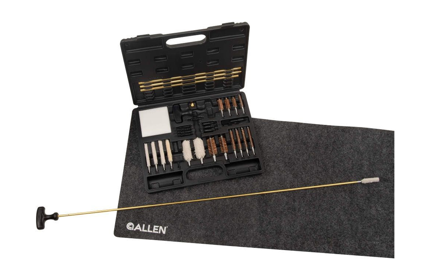 ALLEN COMPANY Universal Cleaning Kit in Molded Tool Box, 37 Pieces