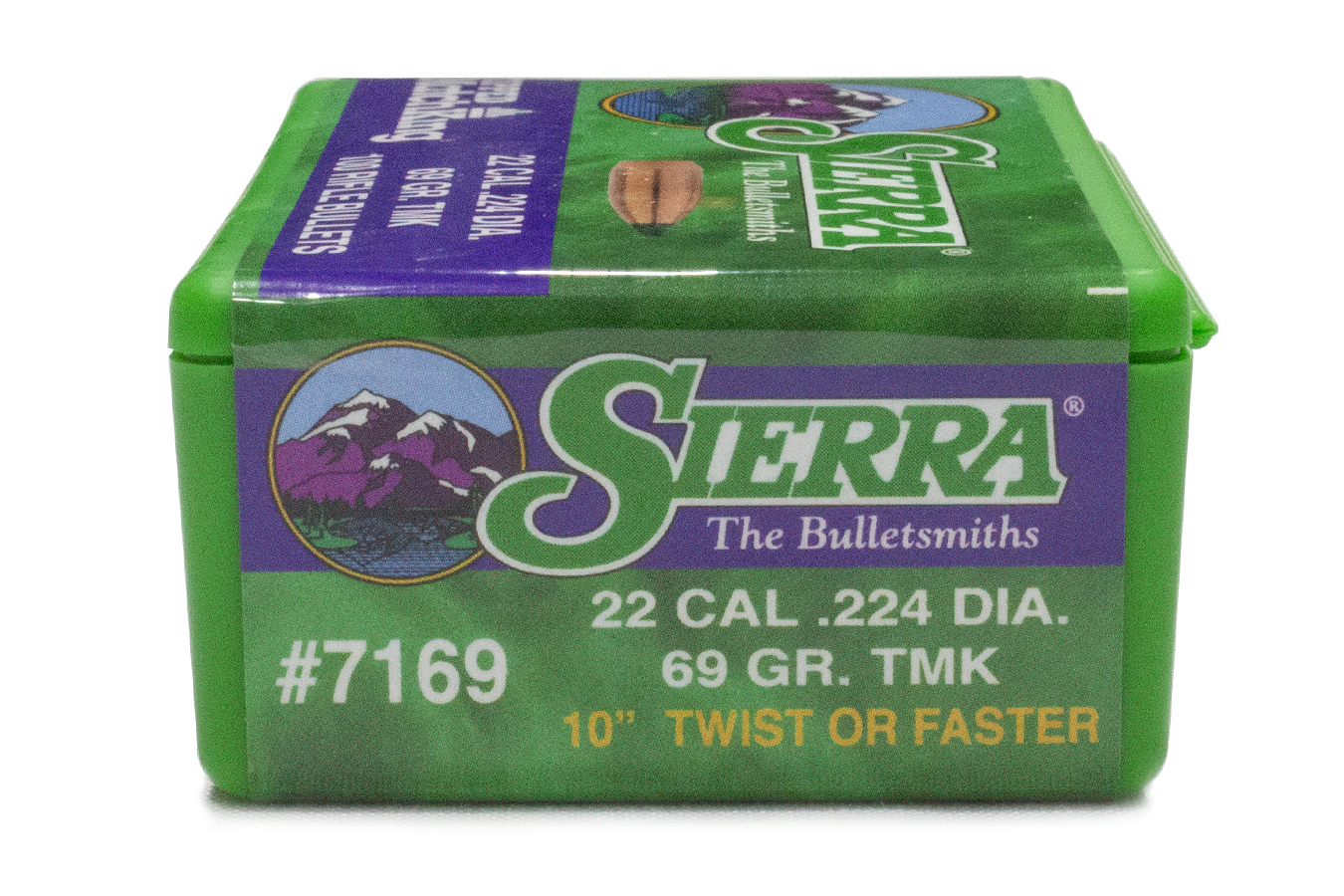 SIERRA BULLETS .22 Cal / 5.56mm 69 Gr. Tipped MatchKing