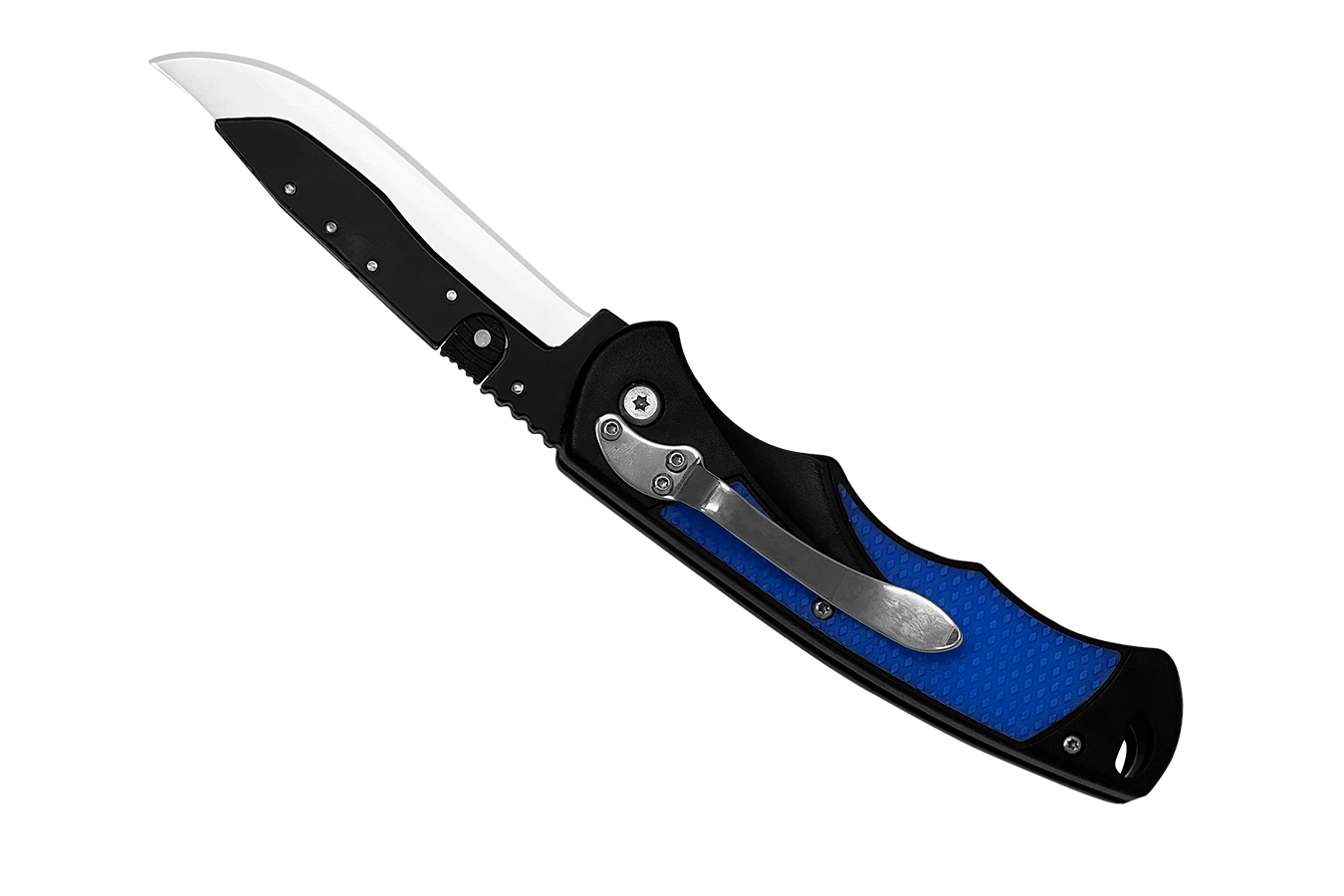 ACCUSHARP/FORTUNEPRODINC Replaceable Blade Razor 3.5 Inch Folding Knife w/ 2 Replacement Blades