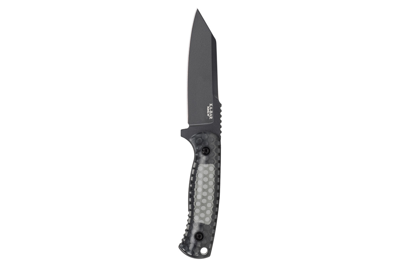 KA BAR KNIVES Ka-Bar Knives George Cool Name Reverse Tanto Black Knife