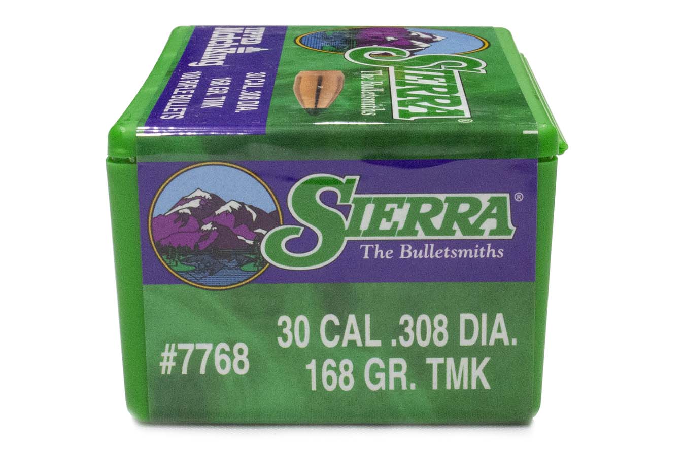 SIERRA BULLETS 30 Cal 168 Grain Tipped Match King 100/Box