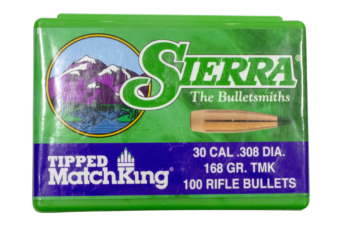 Sierra Bullets 30 Cal 168 Grain Tipped Match King 100 Box Sportsman s 