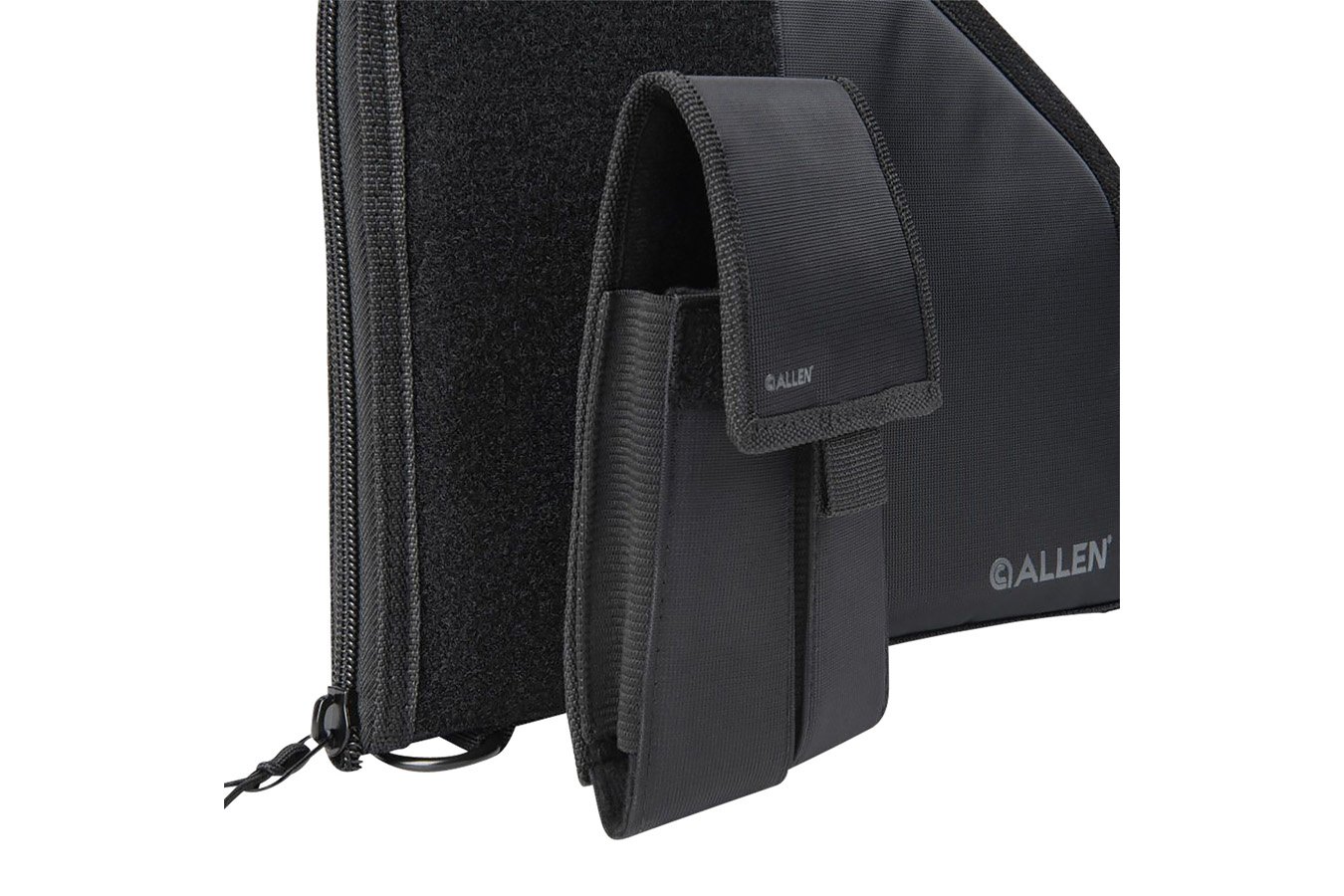 ALLEN COMPANY Pistol Case W/Mag Pouch Black Nylon Fits Compact Handguns