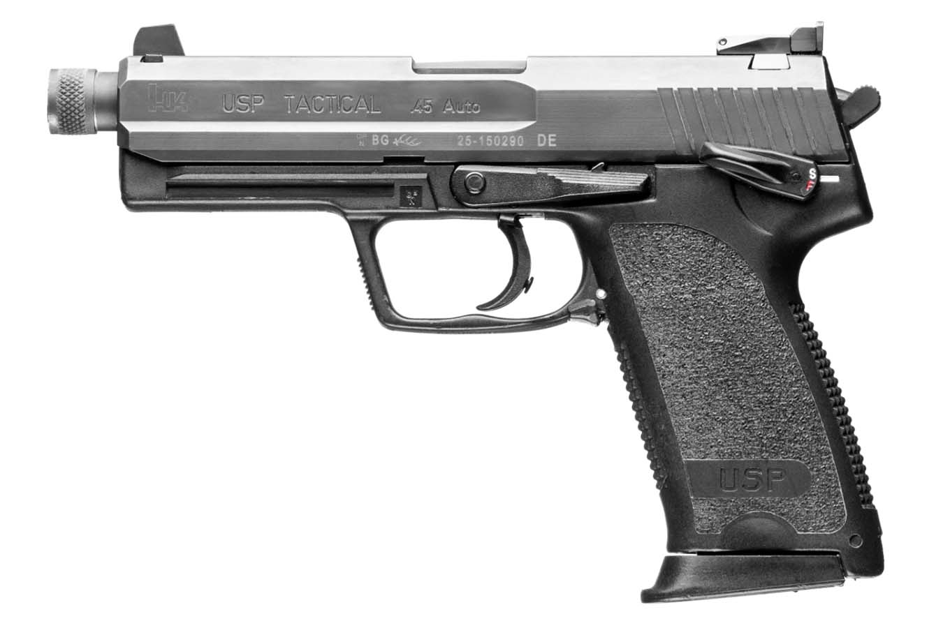 H  K USP Tactical V1 9mm Pistol with Threaded Barrel