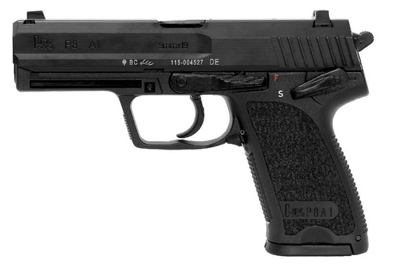 H  K P8 A1 9mm DA/SA Pistol