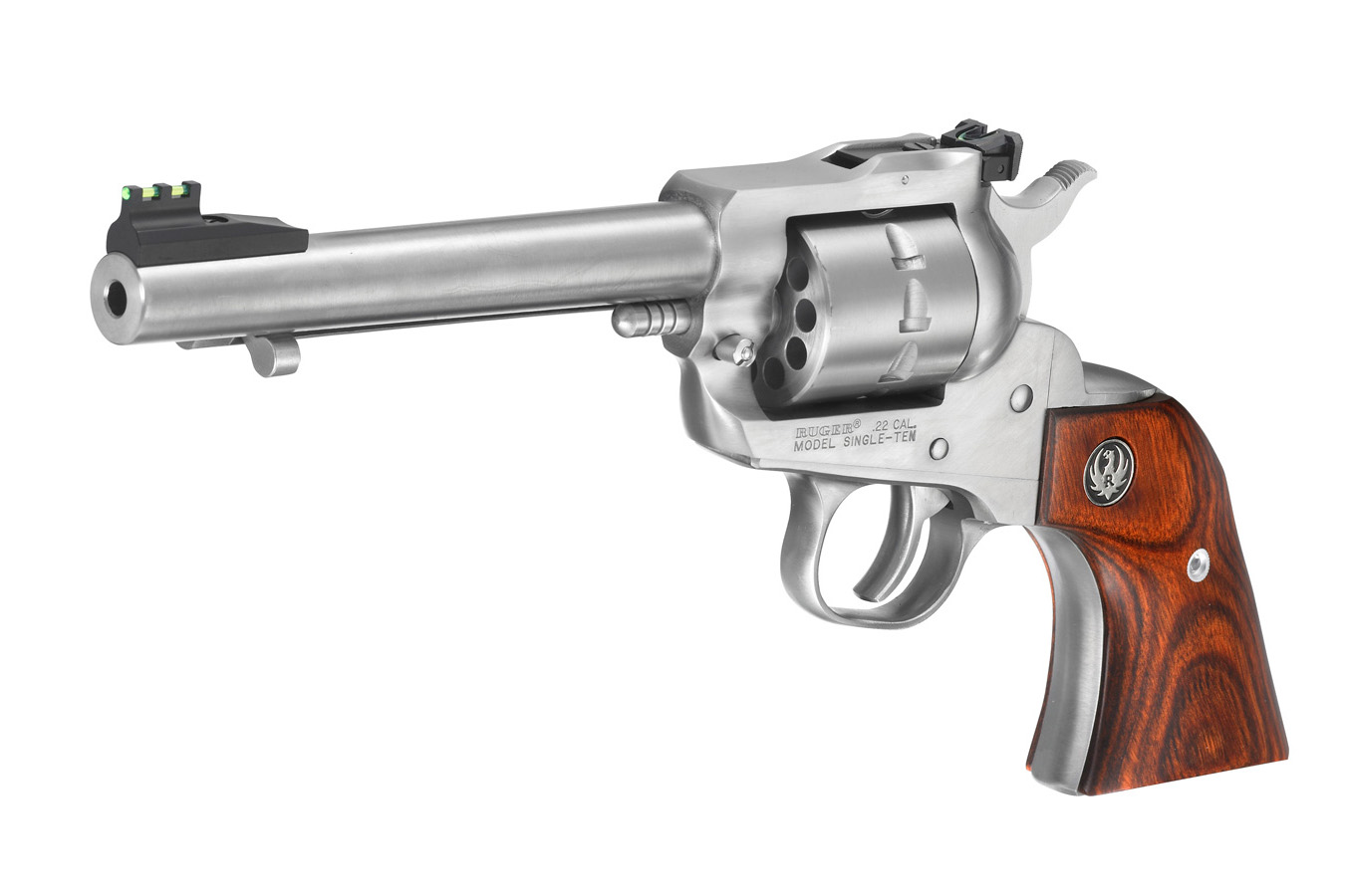 RUGER Single-Ten 22LR Rimfire Revolver with Fiber Optic Front Sight