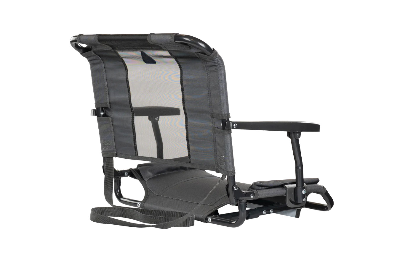 GCI OUTDOOR Big Comfort Stadium Chair 2.0 with Armrests Dark Charcoal
