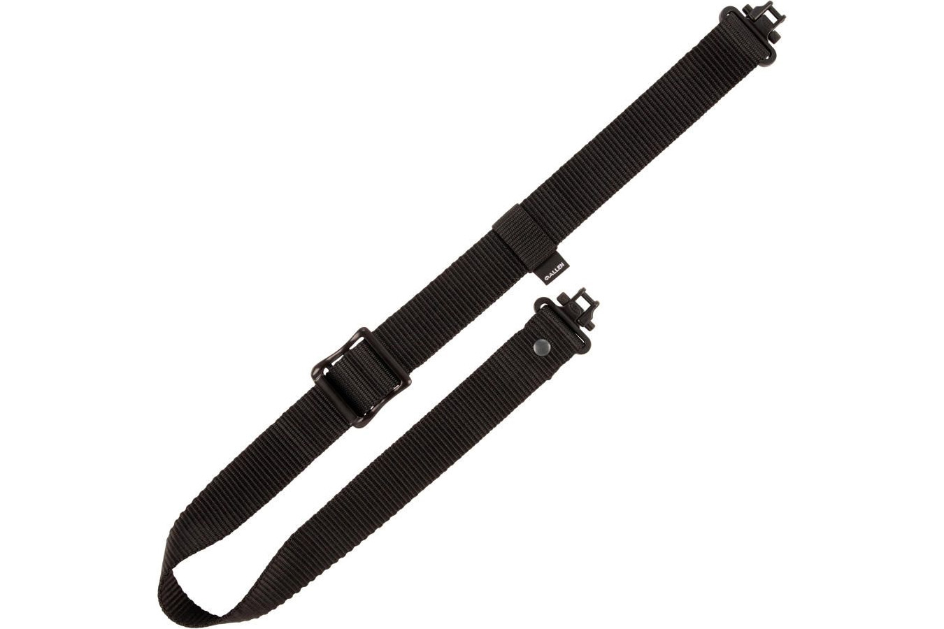 ALLEN COMPANY Slide/Lock Black Web Sling with Swivels