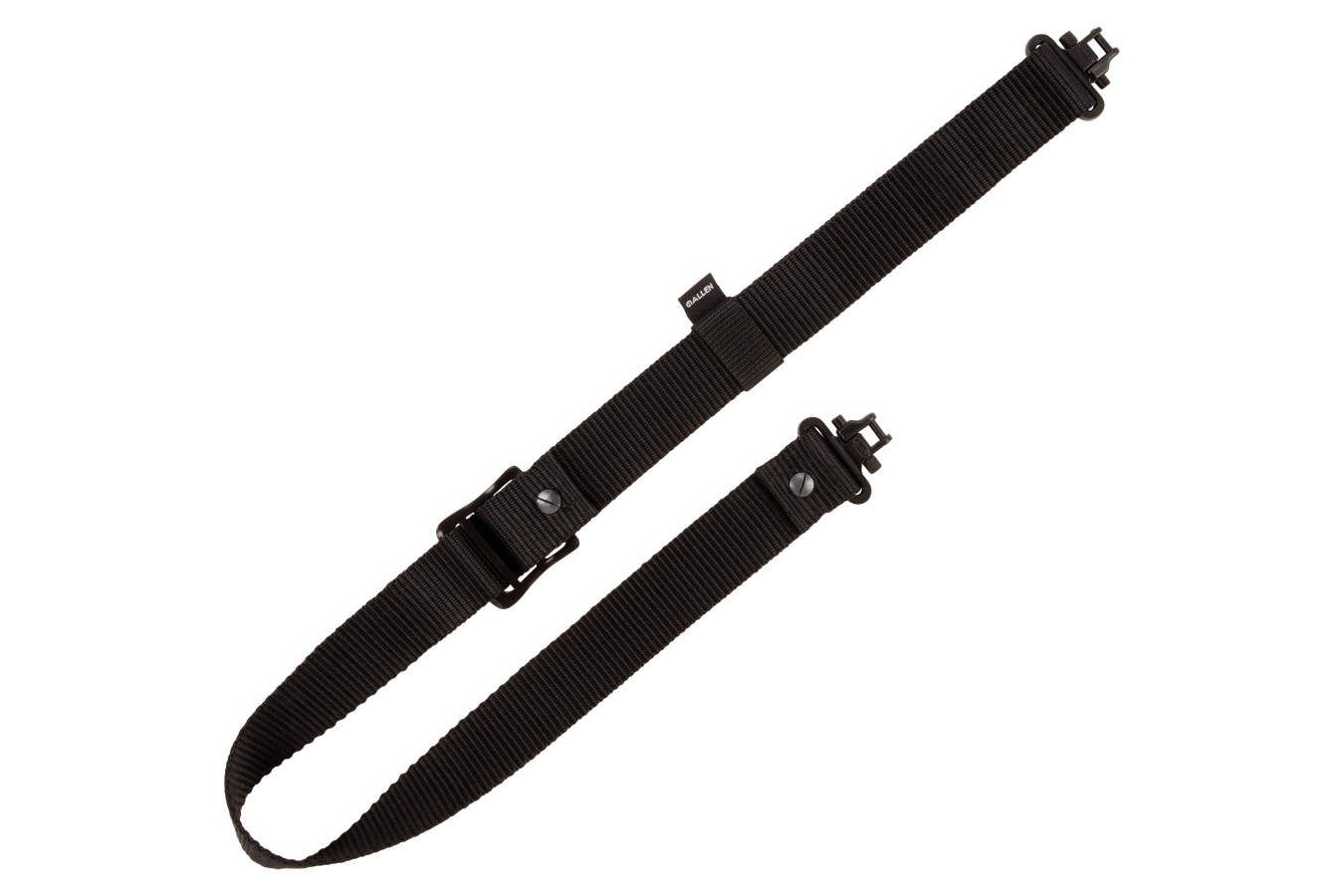 ALLEN COMPANY Slide/Lock Black Web Sling with Swivels