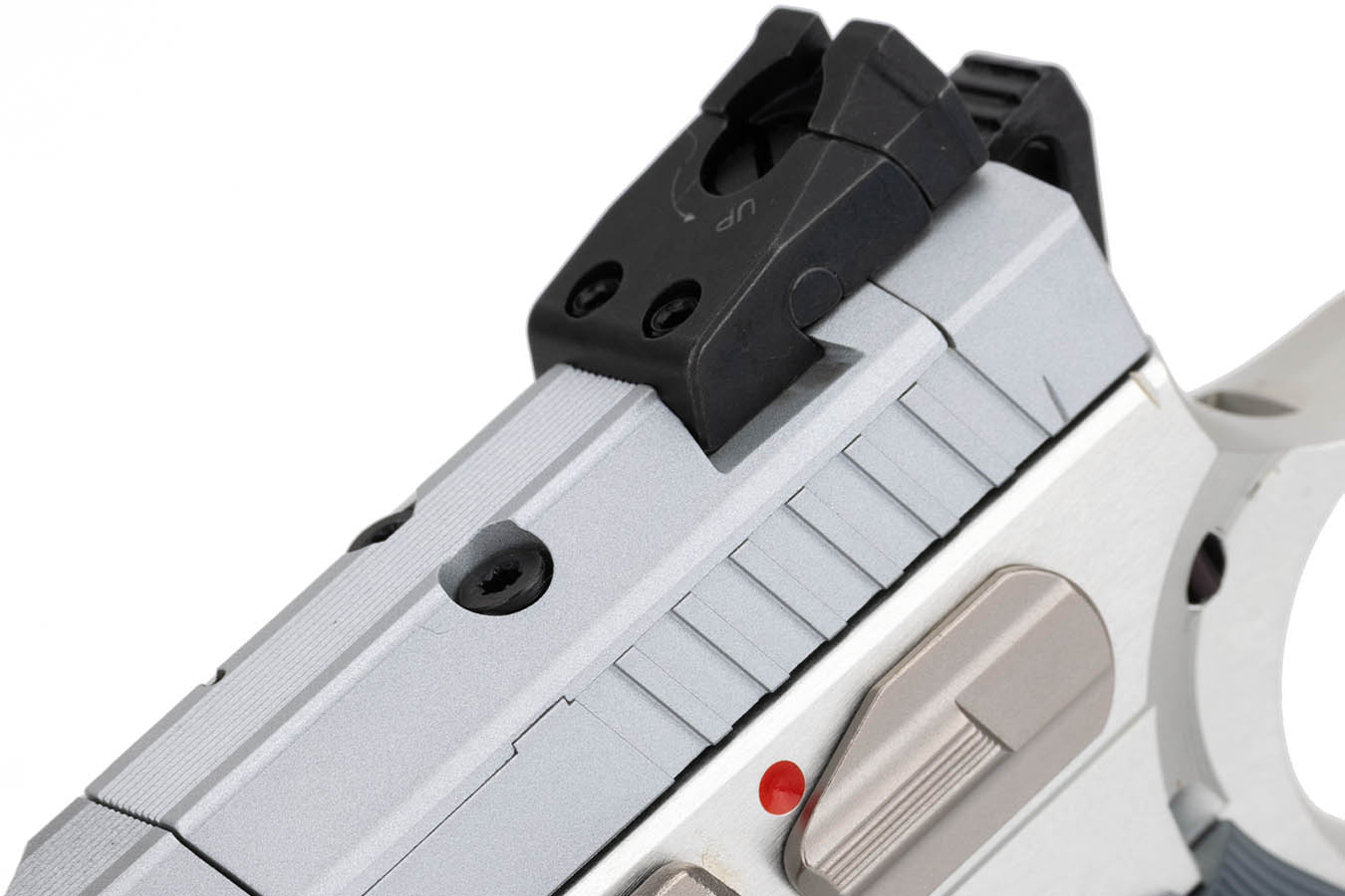 CZ Shadow II Compact Industrial Series 9mm Semi-Auto Pistol with Silver Finish