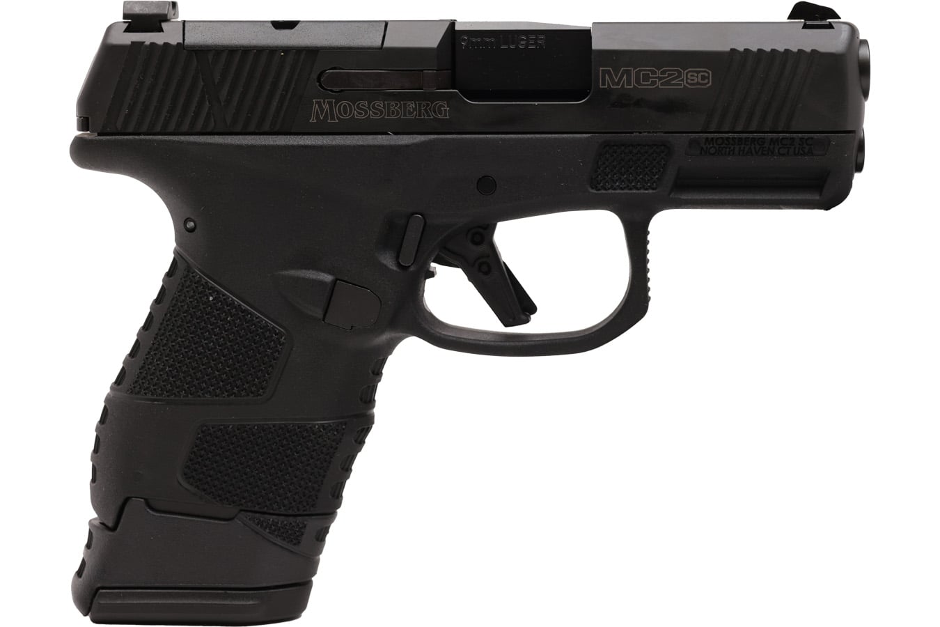 MOSSBERG MC2sc 9mm Optic Ready Subcompact Pistol with Manual Safety and Three Magazines