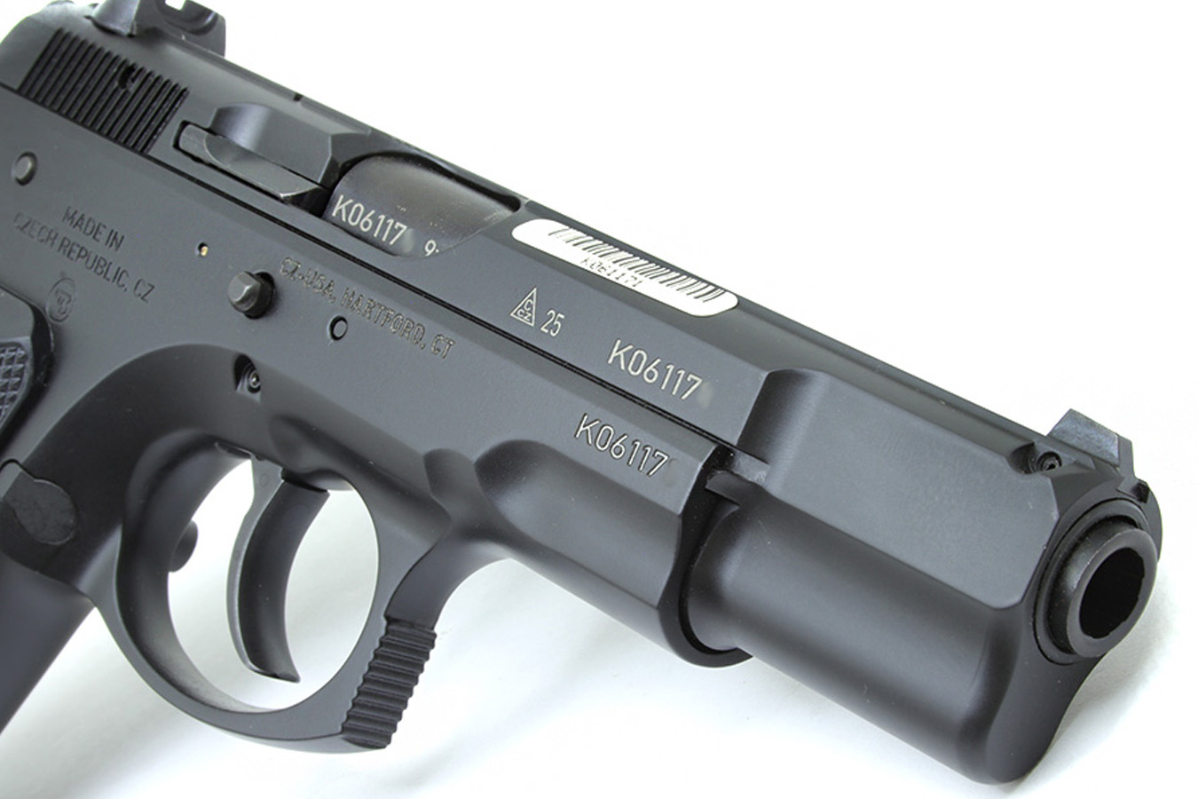CZ 75B 9mm 50th Anniversary DA/SA Semi-Automatic Pistol