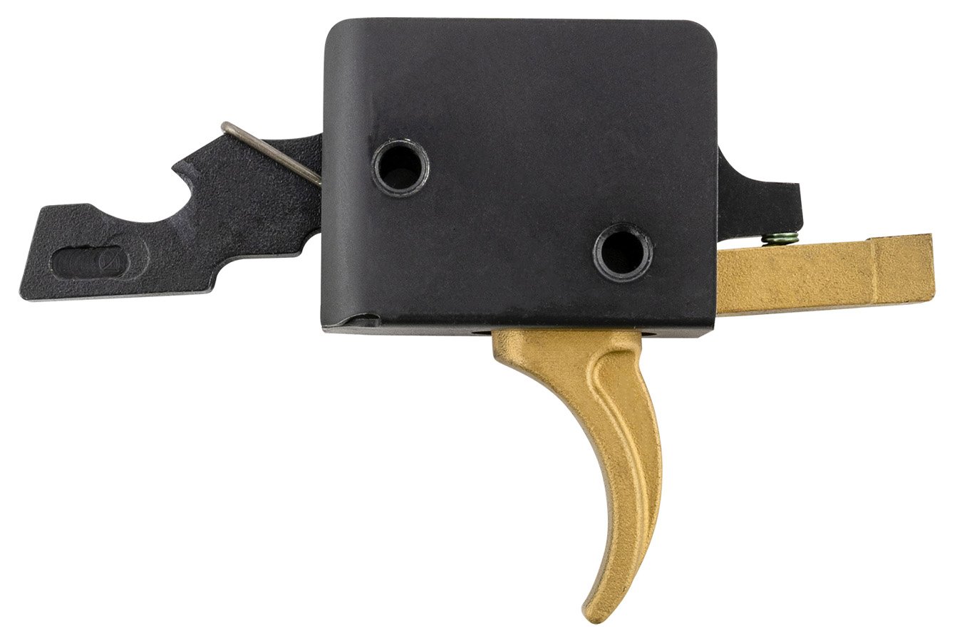 CMC TRIGGERS Drop-In Gold Finger Single-Stage Curved Trigger w/ 3-3.50 lbs Draw Weight & Gold Finish