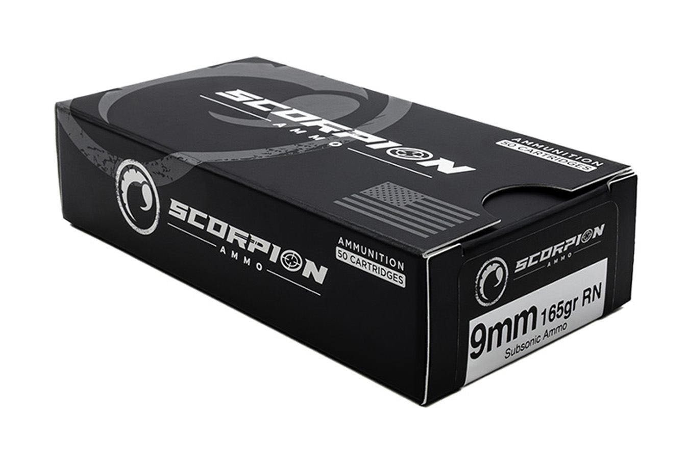 SCORPION 9mm 165 gr RN Subsonic 50/Box