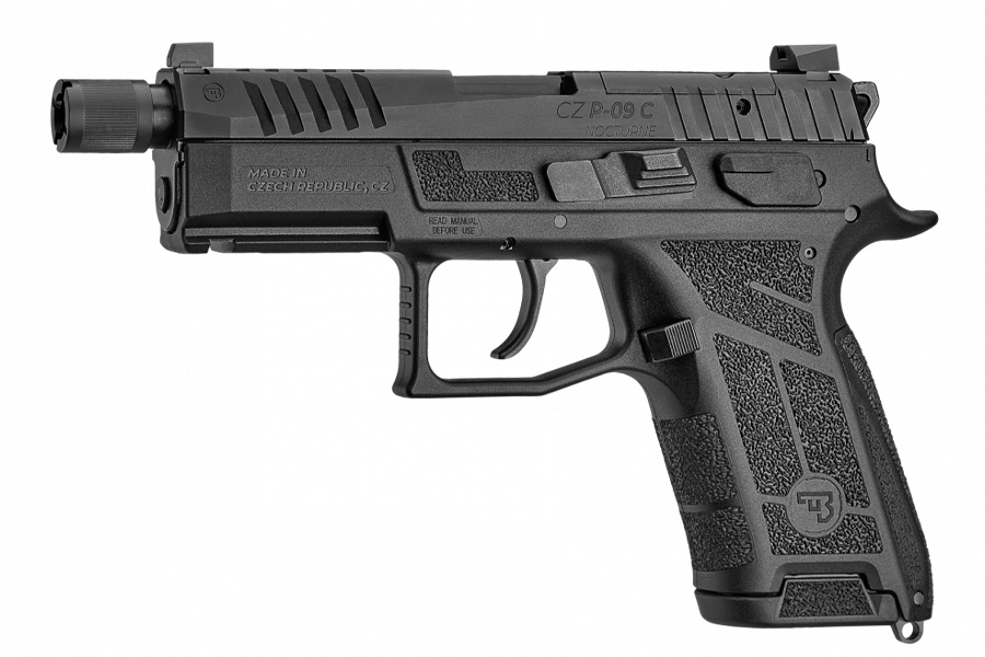 CZ P-09 C Nocturne 9mm Suppressor Ready Pistol