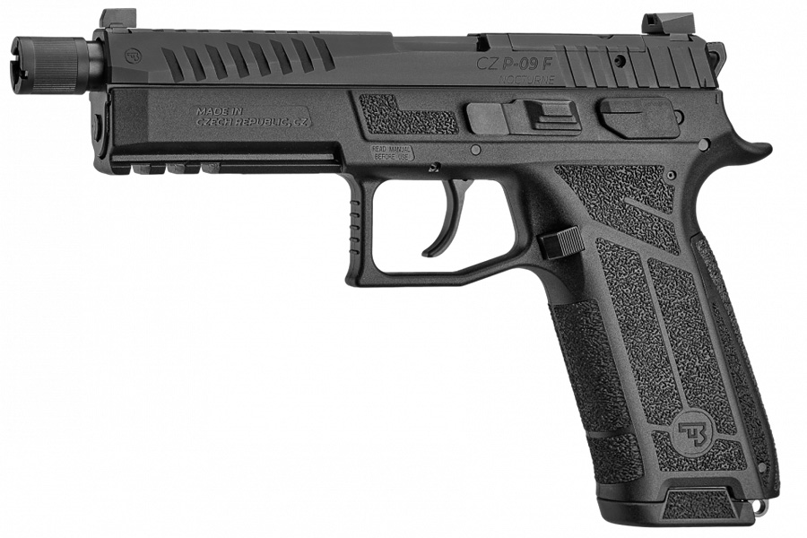 CZ P-09 F Nocturne 9mm Suppressor Ready Pistol