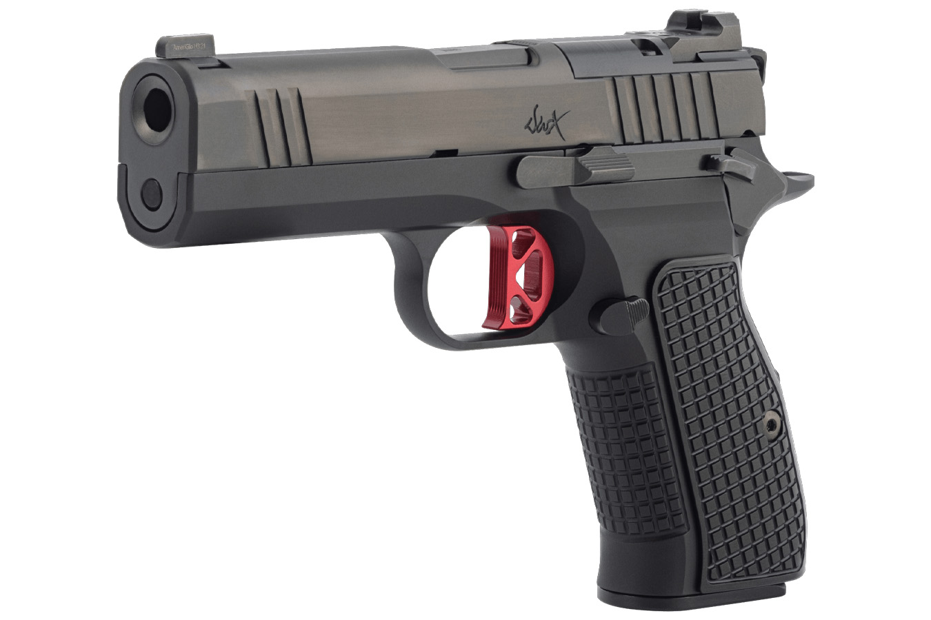 DAN WESSON DWX Compact 9mm Pistol with Black Aluminum Grips