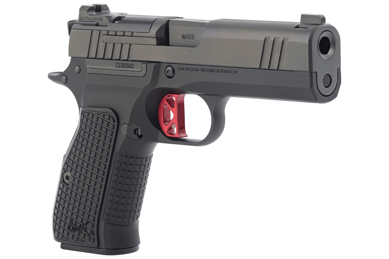 DAN WESSON DWX Compact 9mm Pistol with Black Aluminum Grips