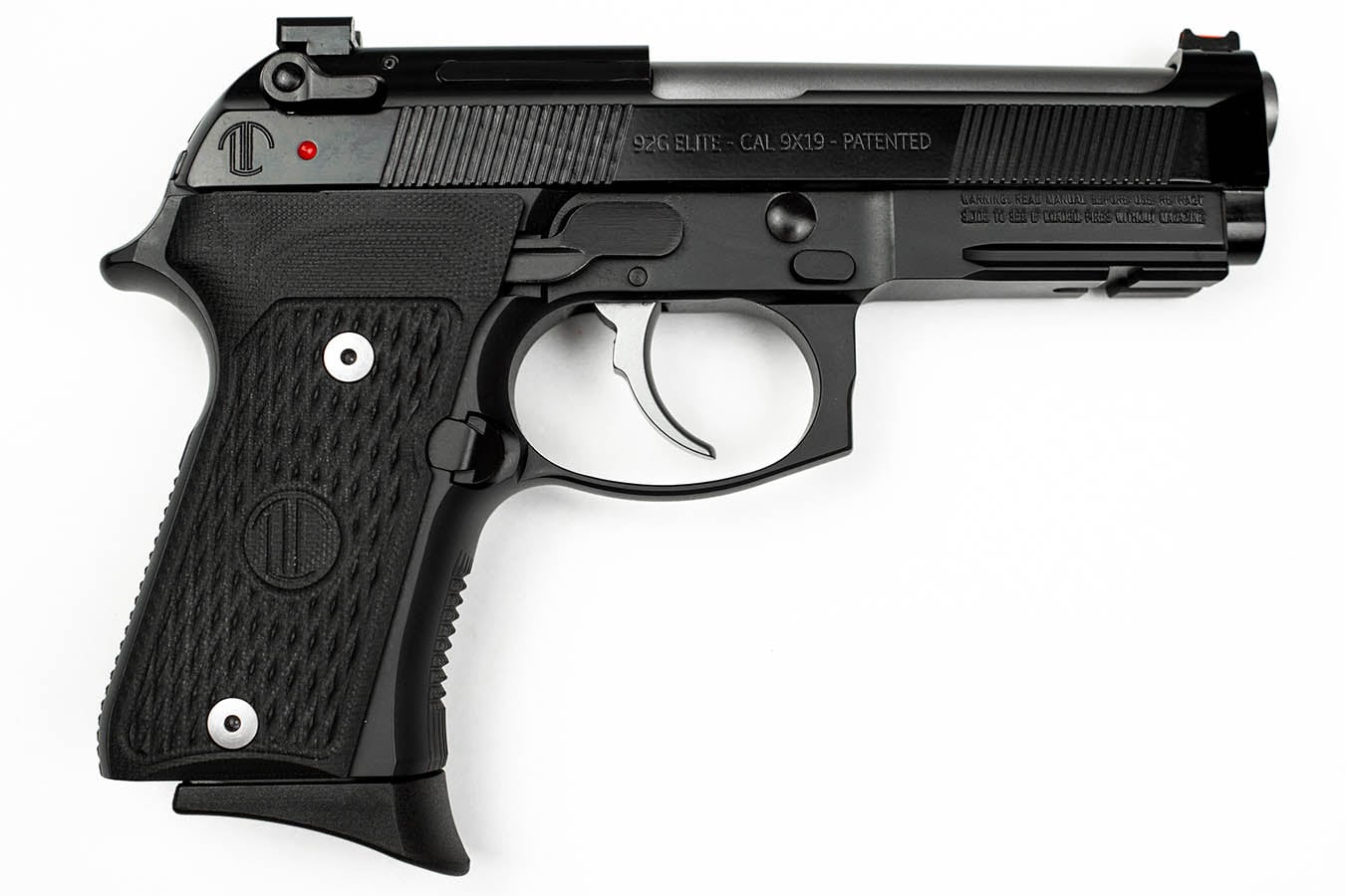 BERETTA 92G Elite LTT Compact 9mm DA/SA Pistol with Ambidextrous Decocker