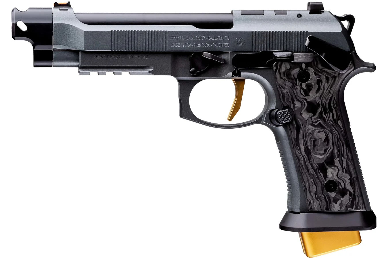 BERETTA 92XI SAO Corsa 9mm Optic Ready Competition Pistol with 5.1 Inch Barrel and 22 Round Mags