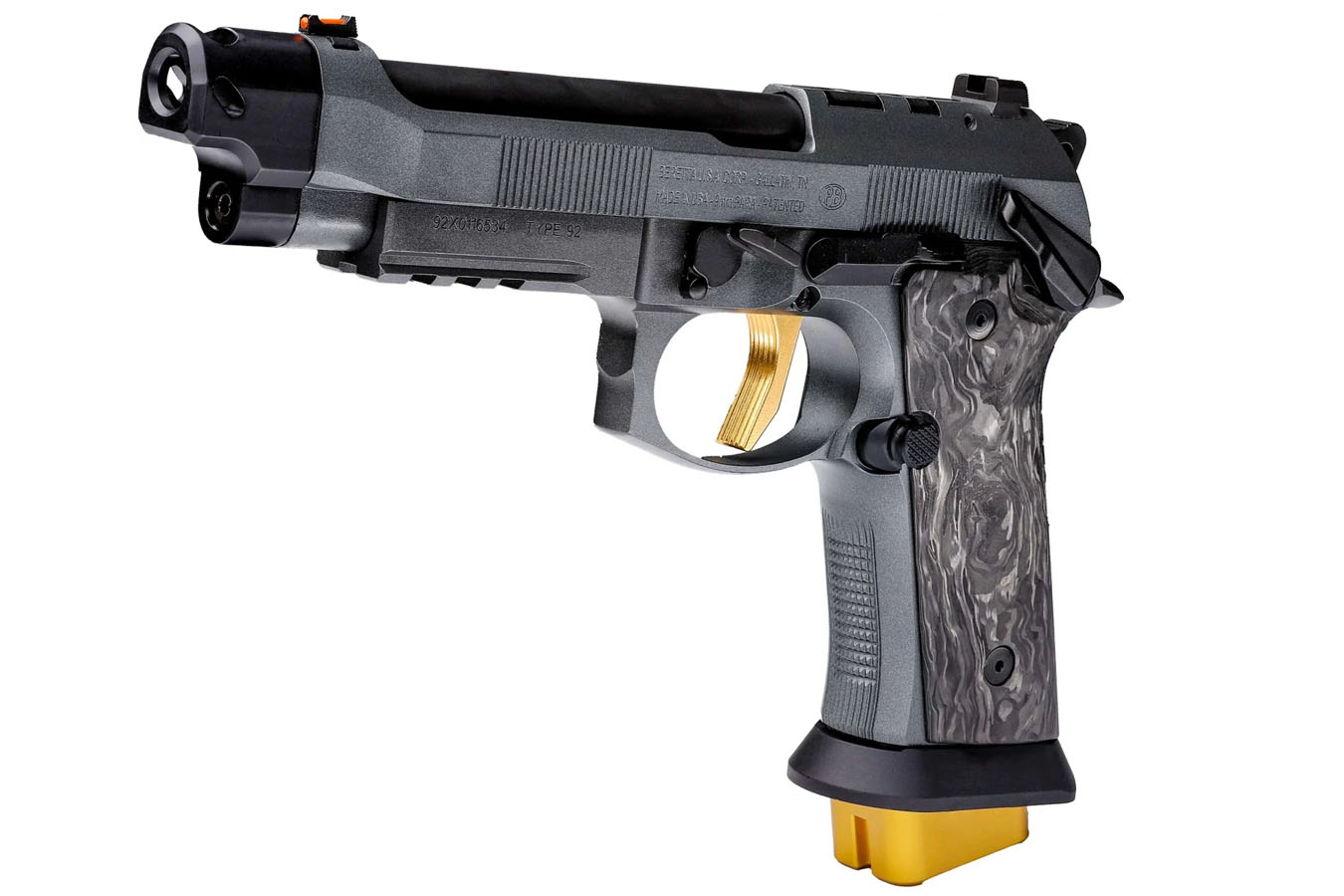 BERETTA 92XI SAO Corsa 9mm Optic Ready Competition Pistol with 5.1 Inch Barrel and 22 Round Mags