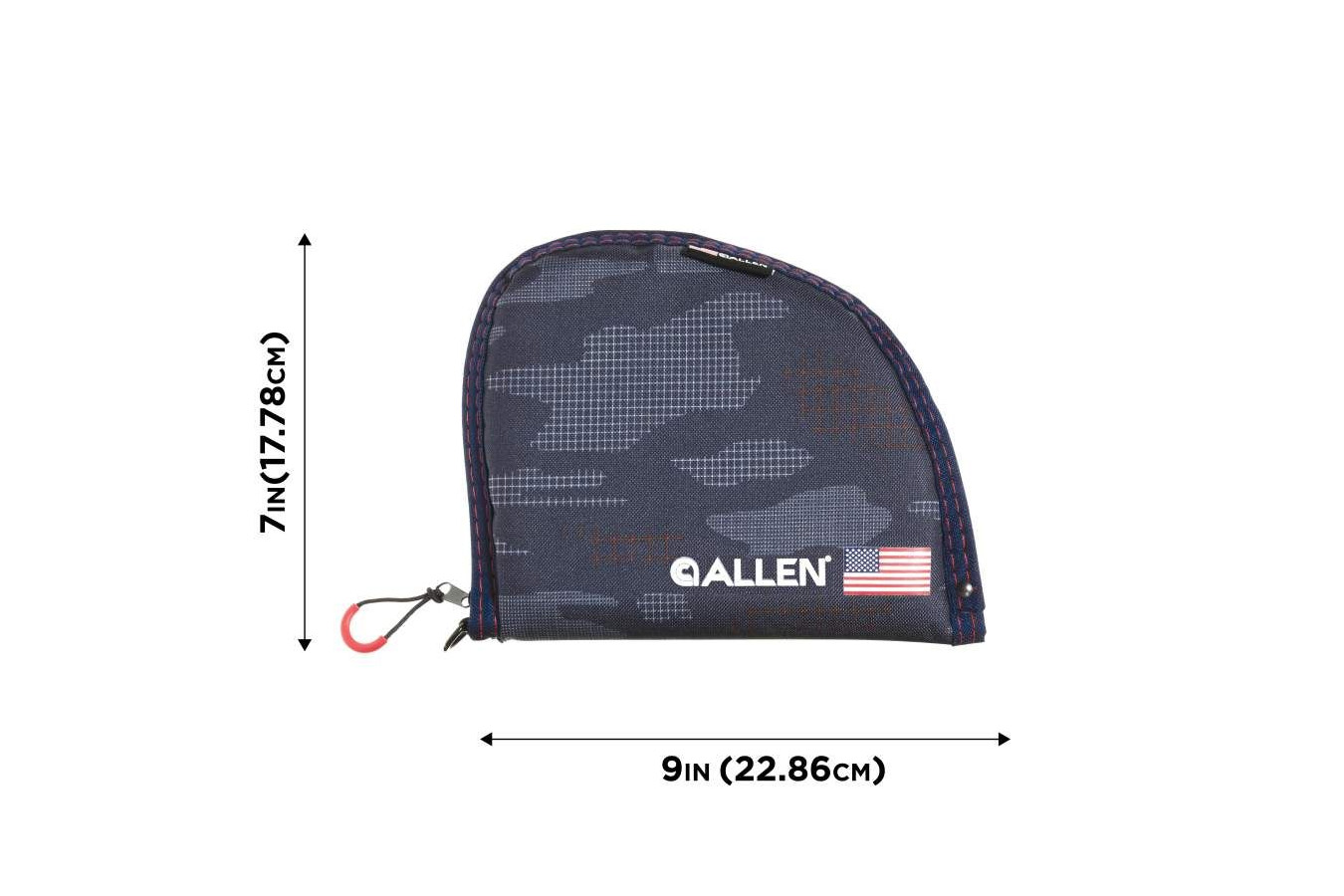 ALLEN COMPANY 9 Inch Patriot Handgun Case with Patriotic Camo