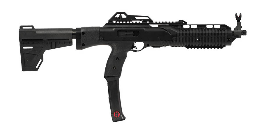 HI POINT 995P 9mm Pistol with Threaded Barrel, Brace, and Two 20 Round Redball Magazines