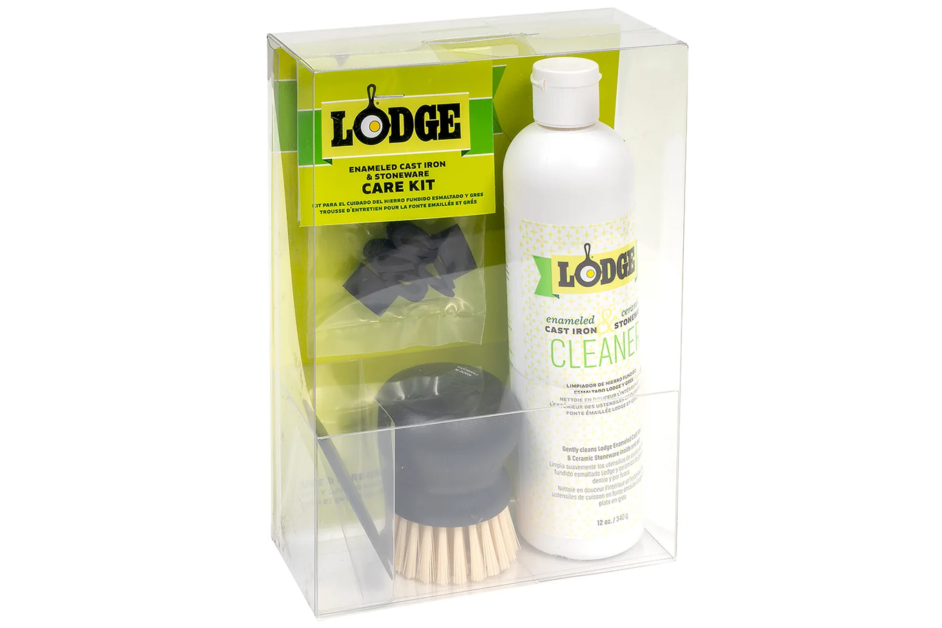 LODGE COOKWARE Pan Cleaner/Protectant Kit for Cast Iron & Stoneware Cookware