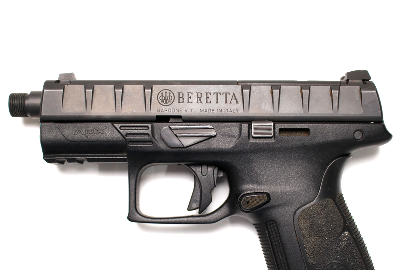 BERETTA APX 9mm Optic Ready Police Trade-In Pistol with Threaded Barrel