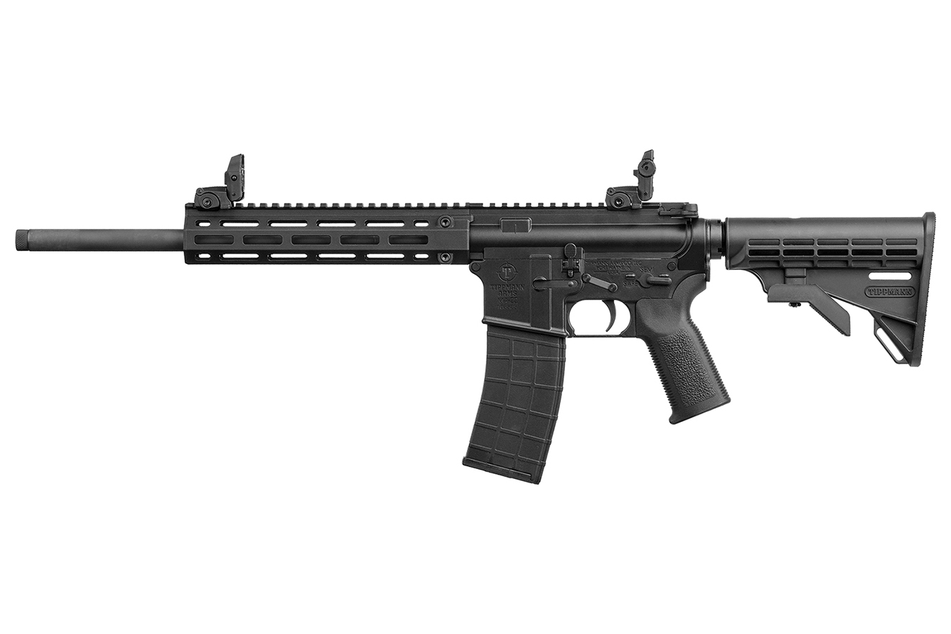 TIPPMANN M4-22 LTE MSR 22LR Semi-Auto Rimfire Rifle with Flip-Up Sights