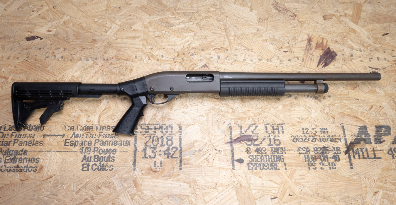 REMINGTON 870 Police Magnum 12 Gauge Police Trade-In Shotgun with Telescoping Stock