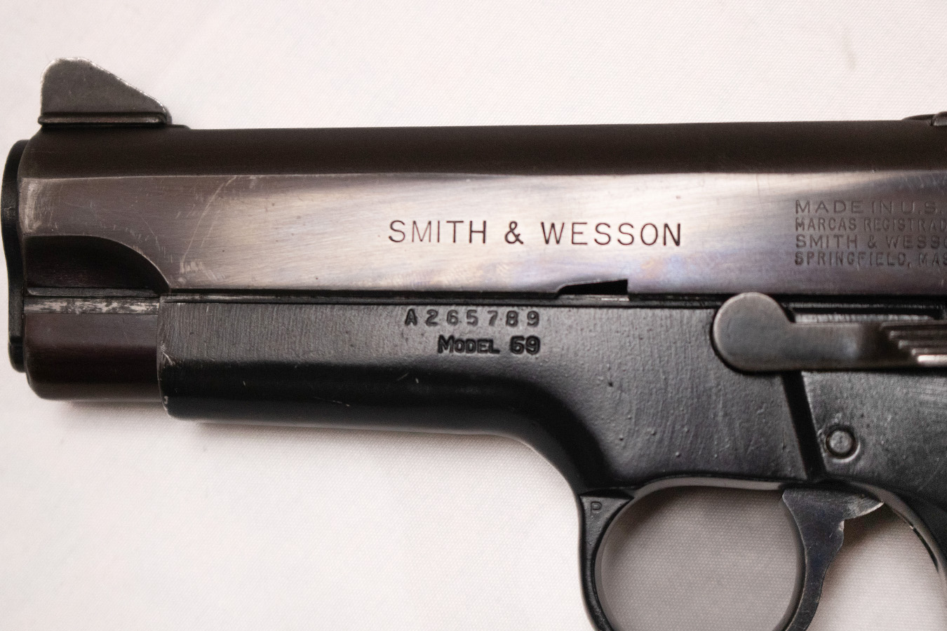 SMITH AND WESSON Model 59 9mm Used Pistol